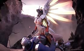 Mercy Soldier Spread Her Wings When Comes To climax While Fast meat Riding